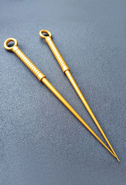 Spy House Yor Weapon Props Cosplay Accessories 2pcs