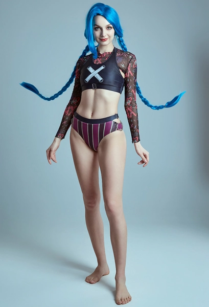 Jinx Bikini set + Mesh top