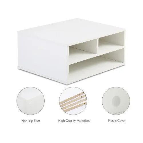 Ebern Designs Javaunte Wood Desk Organizer | Wayfair