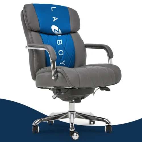 La-Z-Boy Sutherland Quilted Executive Office Chair with Padded Arms