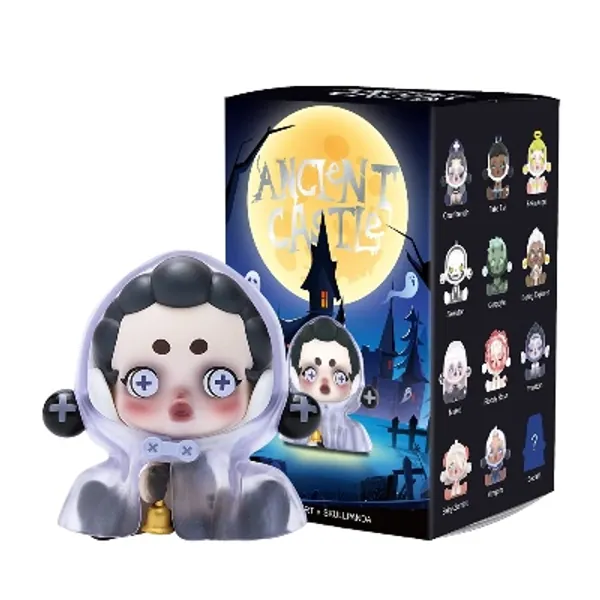 POP MART Skullpanda Ancient Castle 1PC Blind Box Toy Bulk Popular Collectible Random Art Toy Hot Toys Cute Figure Creative Gift, for Christmas Birthday Party Holiday