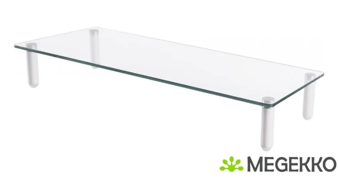 Glass monitor stand ! To match the vibe of my setup~