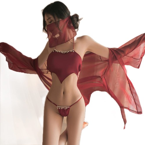 Chinese Hanfu cosplay pajamas perspective sexy anime cosplay female underwear clothing