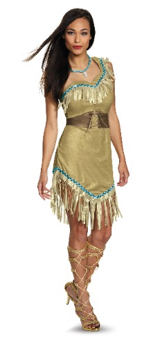 Disney Disguise Women's Pocahontas Deluxe Adult Costume - S (4-6) Multi