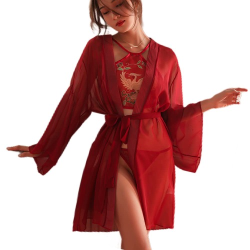 Chinese Hanfu cosplay pajamas perspective sexy anime cosplay female underwear clothing