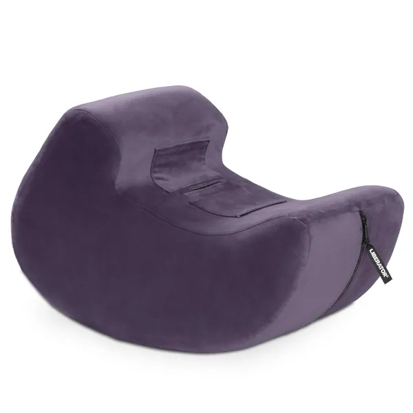Liberator Pulse Sex Positioning Pillow and Toy Mount, Purple Microfiber
