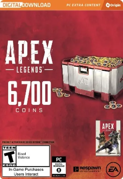 Apex Legends - 6,700 Apex Coins [Online Game Code]