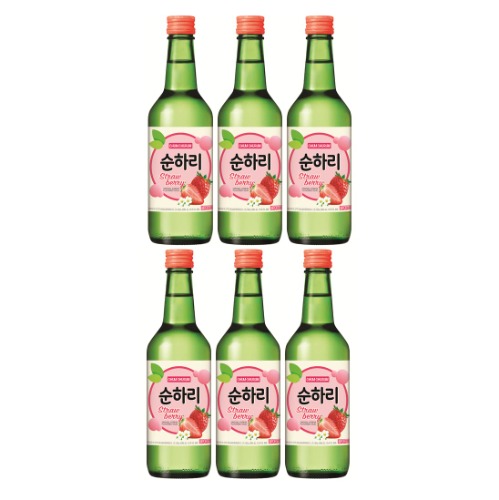 Lotte Strawberry Soju Chum-Churum Soonhari - Pack (6 x 360ml)