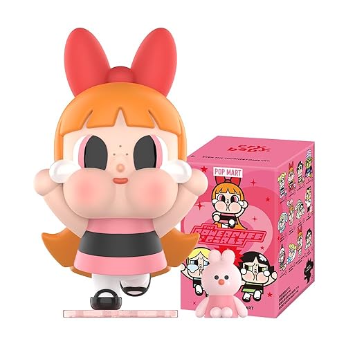 POP MART CRYBABY x Powerpuff Girls Series Figures 1Box 2.5 inches Articulated Character Premium Design gifts for women Fan-Favorite Collectible Toy Art Toy Action Figure - Crybaby X Powerpuff Girls Series - 1Box
