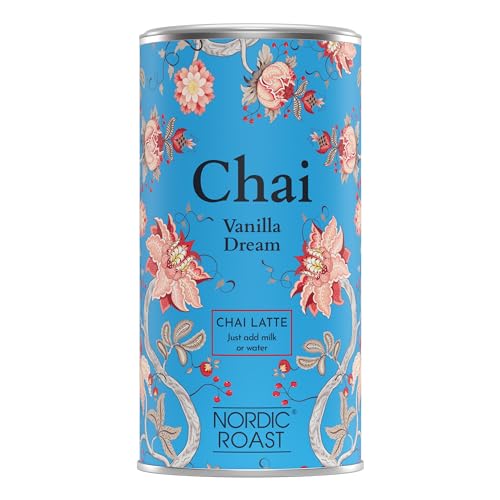 Nordic Roast | Chai Latte | Indian Summer | 320g | Mezcla de Chai Latte Instantáneo en Polvo | Té Chai Especiado con leche | para tu Hogar, Café, Restaurante | 12-15 Tazas - Vanilla Dream