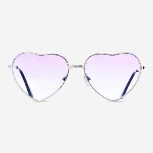 Heart shaped purple sunglasses | Default Title