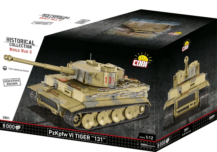 COBI Executive Edition PzKpfw Tiger 131 Panzer Tank | COBI Tanks — buildCOBI.com Cobi Building Sets