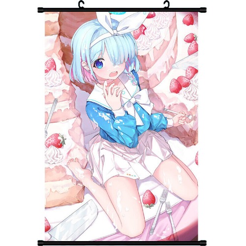 blue archive arona Anime Cosplay Home Decor Poster Wall Scroll 60x90CM Y2