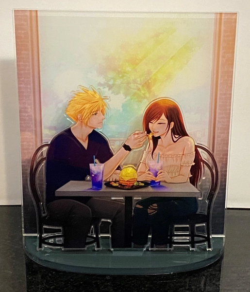FF7 Cloud Tifa cloti 25th Anniversary acrylic standee