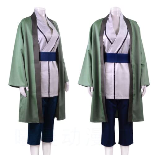 Anime Tsunade Cosplay Costume Uniform Full Set Halloween party Masquerade Outfit (Tsunade,XL) - Tsunade - X-Large