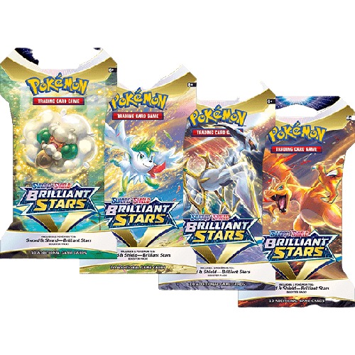 Pokémon TCG Sword & Shield Brilliant Stars Sleeved Booster Pack - Redux Gaming