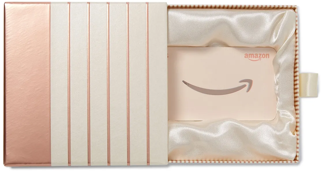 Amazon.com Gift Card in a Premium Gift Box - 0 Rose Gold Box