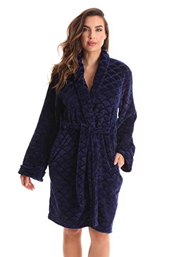 Just Love Solid Kimono Robes for Women - 3X - Navy