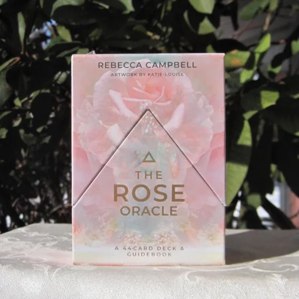 The ROSE Oracle DECK Cards & Guidebook by Rebecca Campbell with Artwork by Katie-Louise.
