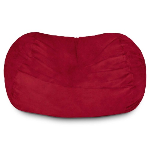 6-ft Bean Bag Chairs by Beanbag Factory - Red
