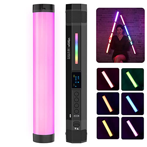 ULANZI VL110 RGB Light Wand, Handheld Light Stick Camera LED Video Tube Light Bar, 2500-9000K Dimmable, 2600mAh Battry CRI 95+ with Magnetic Attraction for Photography Vlog TIK Tok - VL110 RGB