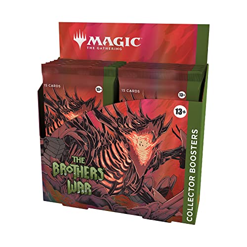 Magic The Gathering The Brothers War Collector Booster Box | 12 Packs (180 Magic Cards)