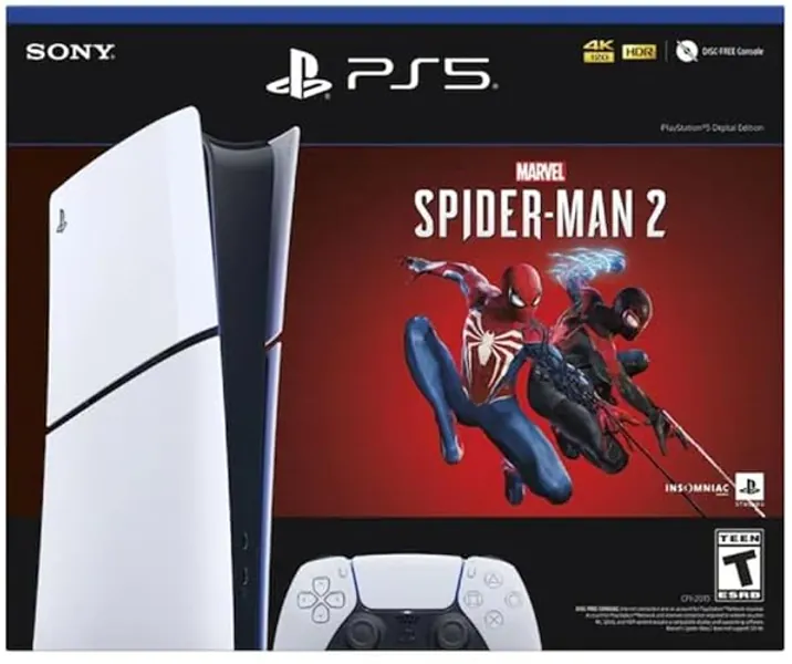 PlayStation 5 Digital Edition – Marvel’s Spider-Man 2 Bundle (Slim)