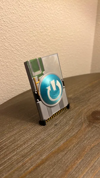 Reboot Card Prop With Display Stand