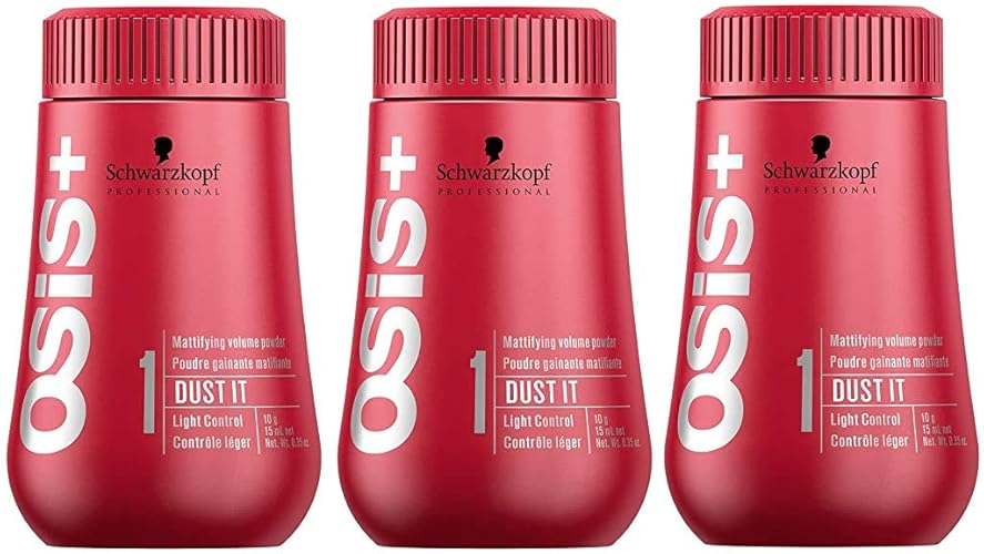 Schwarzkopf Professional Dust It 10g (pack of 3) - Unscented - 10 g (Pack of 3)
