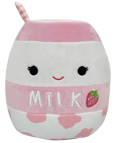 Squishmallows 7.5 Inch Plush - Amelie The Strawberry Milk - Modern