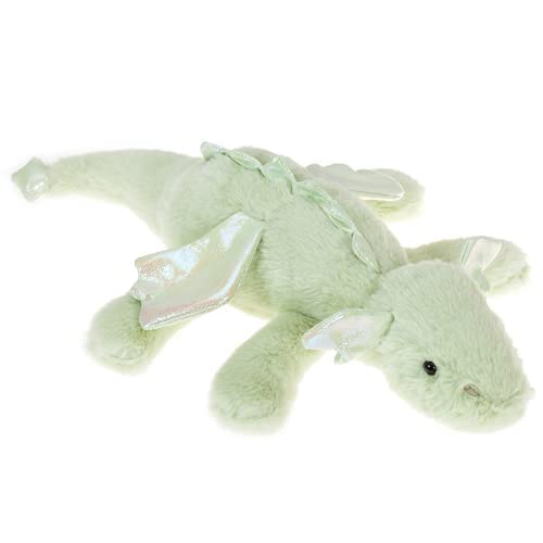 Apricot Lamb – Kuscheltier Drache 40 cm – Plüsch Spielzeug Plüschtier für Kinder und Baby – Flauschiger Stofftier zum Spielen, Sammeln & Kuscheln – Gemütliches Schmusetier – Grüner Drache - grün