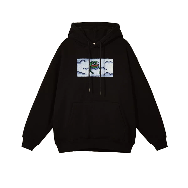 Embroidered Peepo Hoodie - Small