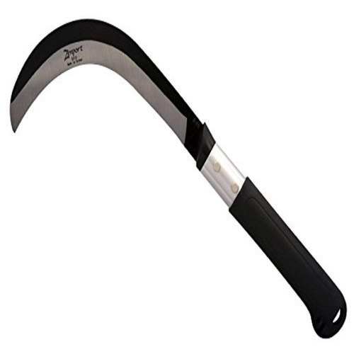 Zenport K310 Brush Clearing Sickle with Carbon Steel Blade and Aluminum Handle, 9", 9", Black - Sickle Standard Packaging