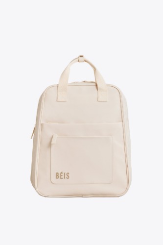 The Expandable Backpack in Beige | Default Title