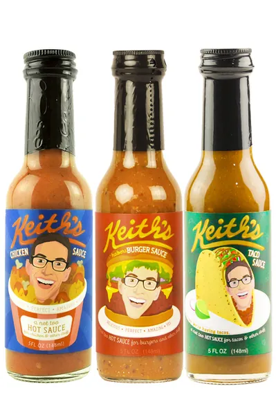 Hot Sauce Trio: Chicken, Burger & Taco Sauces | Keith's | Default Title