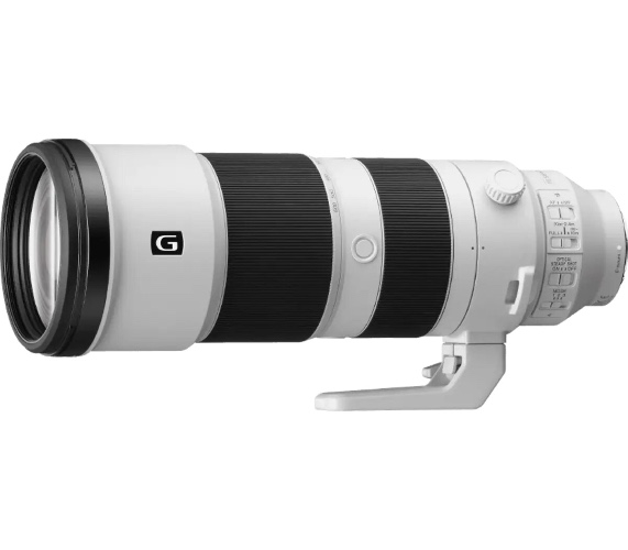 Sony - 200-600mm f/5.6-6.3 G OSS Optical Telephoto Zoom Lens - White/Black