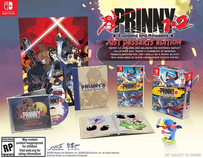 Prinny 12: Exploded and Reloaded - Nintendo Switch (Just Desserts Edition) - 