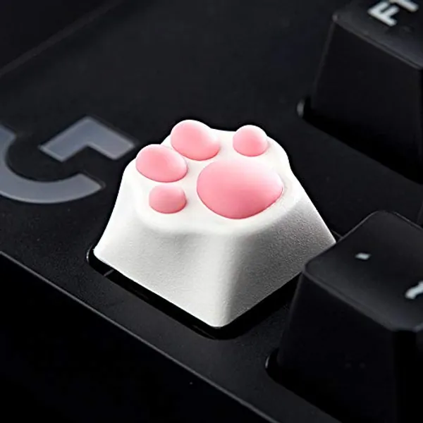 Custom Gaming Key Cap - Byhoo Cat Palm Keycap for Cherry MX Switch Machinery Keyboard for ESC Key, Metal Cat Claw Keycap for FPS MOBA Game Players, Keyboard Fan