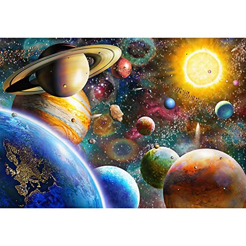 Jigsaw Puzzles 500 Pieces for Adults, Families (Space Traveler, Solar System) Pieces Fit Together Perfectly - 500 pcs