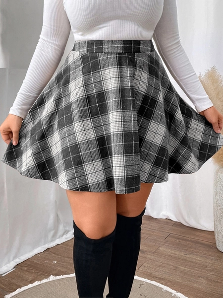Plaid Skirt
