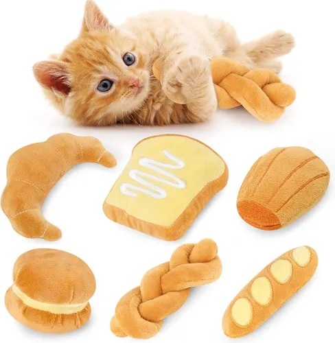 bread toys for the kitties