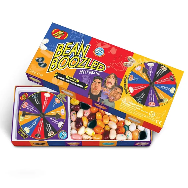 Jelly Belly Jelly Beans, Bean Boozled 5th Edition, Spinner Set - 100g