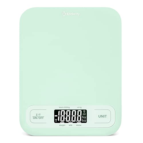 Etekcity Food Kitchen Scale, Digital Grams and Ounces - Green 