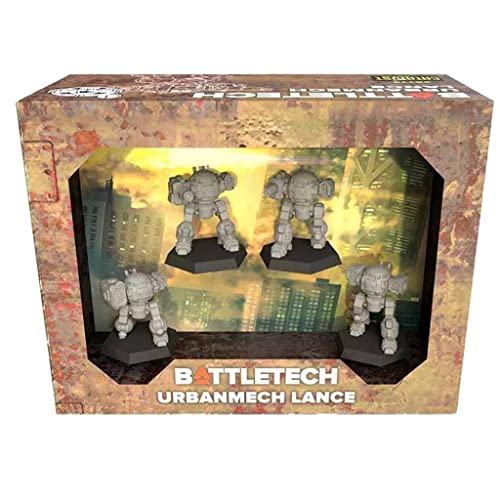 Battletech UrbanMech Lance Force 4 Pack by Catalyst Game Labs