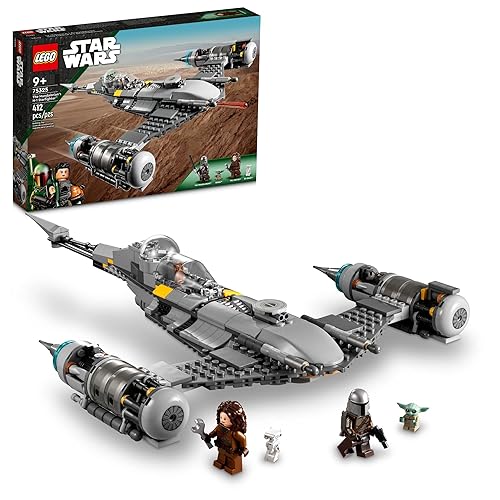 LEGO Star Wars The Mandalorian's N-1 Starfighter 75325 Building Set - The Book of Boba Fett, Featuring Baby Yoda Grogu and Droid Toy Figures, Birthday Gift idea for Kids, Boys & Girls Ages 9+ - Multicolor