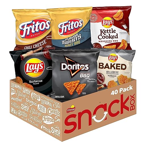 Frito Lay Backyard Barbecue Mix Variety Pack, (Pack of 40) - Backyard BBQ Mix