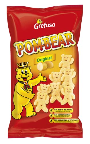 Snack de patata Pom-Bear GREFUSA, bolsa 80g - SALADO - 80 g (Paquete de 1)