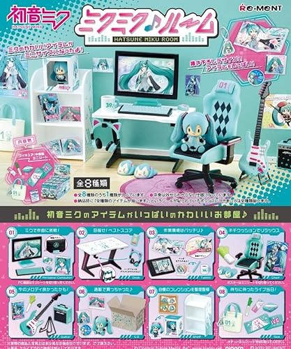 Hatsune Miku assortiment Sets d'accessoires Room (8)