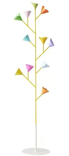 TJÄRLEK Decoração - do ramo/amarelo 81 cm