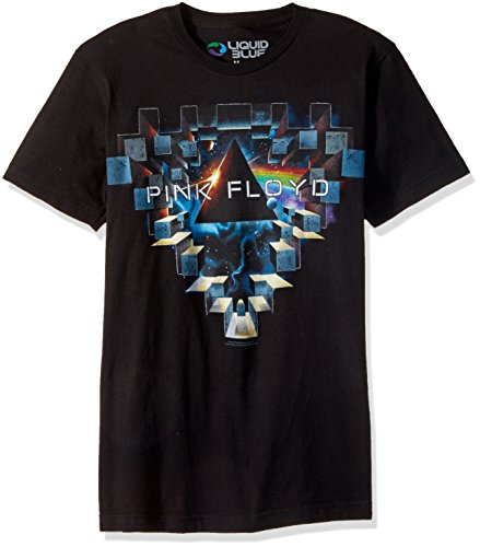 Liquid Blue Men's Pink Floyd Space Window Short Sleeve T-Shirt - X-Large - Black